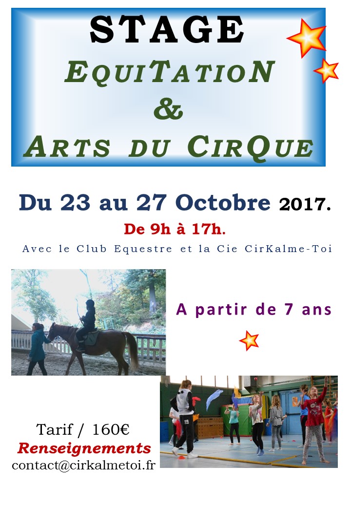 Stage Octobre !