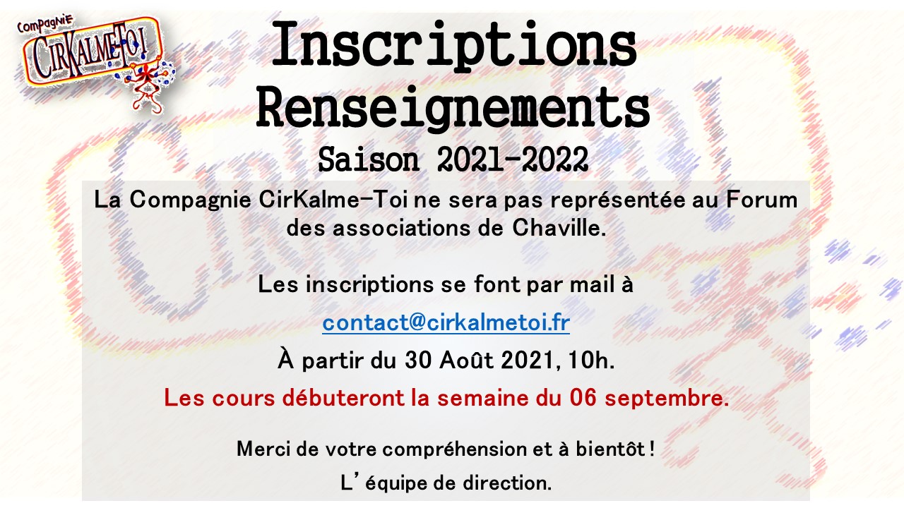 Rentrée 2021-2022