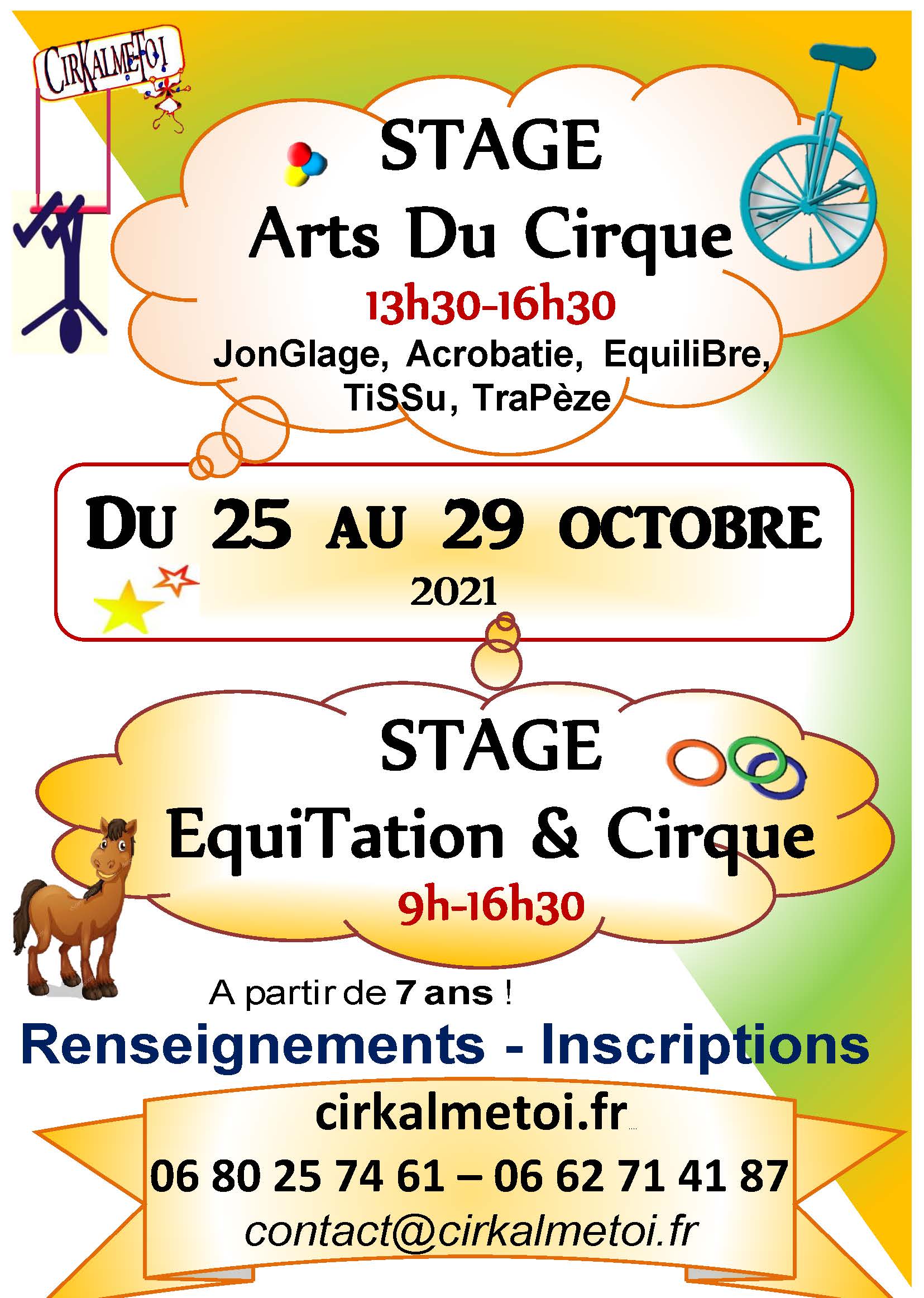 Stage d’Octobre