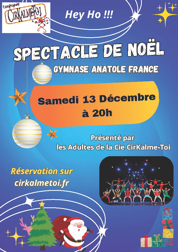 2025 Affiche Spectacle de Noël